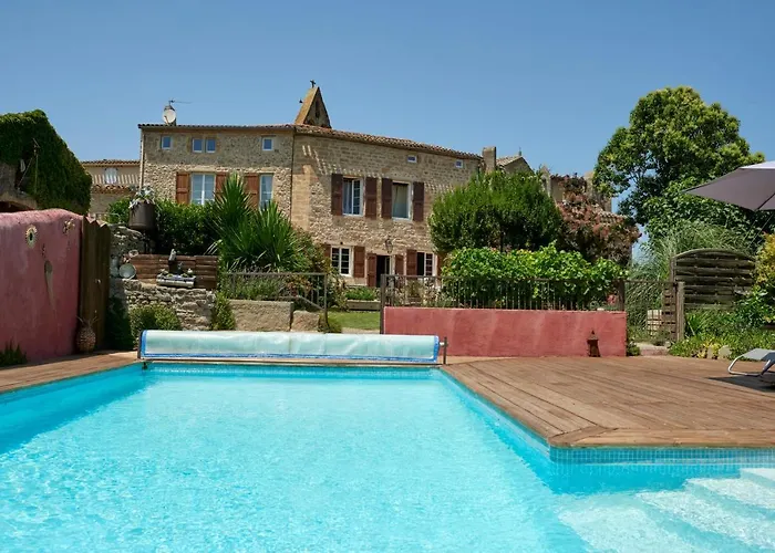 Domaine Du Prieure Avec Piscine Ancien Couvent & Presbytere Tatil Evi Carcassonne