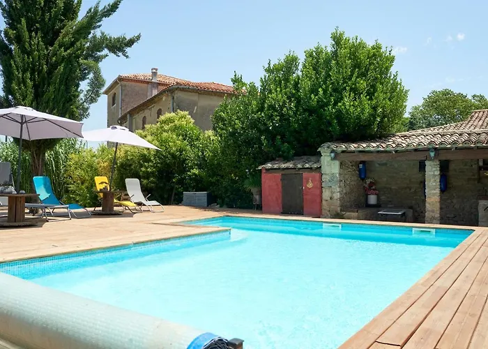 Domaine Du Prieure Avec Piscine Ancien Couvent & Presbytere Tatil Evi Carcassonne