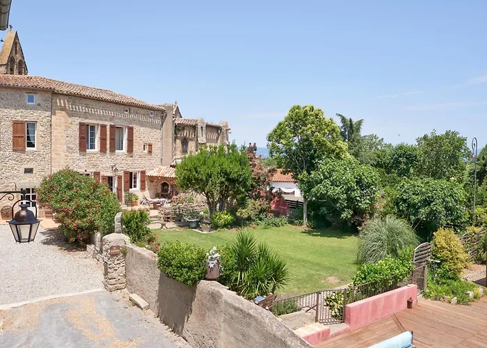 Tatil Evi Domaine Du Prieure Avec Piscine Ancien Couvent & Presbytere